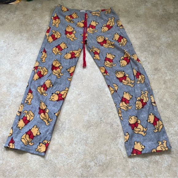 Disney Gray Winnie the Pooh Pajama Pants - Picture 1 of 3